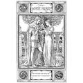 Grimm: The White Snake. /N They Divided The Apple Of Life And Ate It Together. Pen-And-Ink Drawing By Walter Crane For An 1886 Edition Of