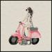 Marmont Hill Mh-Julpin-9015-Bffdl-16 16 X 16 Pink Scooter Ii Framed Giclee Painting On