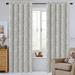 Urbanest Scroll Jacquard Damask Semi-Sheer Rod Pocket Curtain Panels (Set of 2)