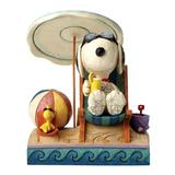 Jim Shore Peanuts Beach Buddies Snoopy and Woodstock Figurine 4049415 New Figure