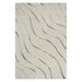 SAFAVIEH Florida Tabitha Geometric Waves Shag Runner Rug Cream/Grey 2 3 x 7