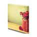 wall26 - Canvas Prints Wall Art - Still Life Rose Flower Bouquet in Red Polka Dots Jug | Modern Wall Decor/Home Decoration Stretched Gallery Canvas Wrap Giclee Print. Ready to Hang - 16 x 16&qu