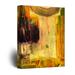 wall26 - Canvas Wall Art - Abstract Golden Painting Color Composition - Giclee Print Gallery Wrap Modern Home Art Ready to Hang - 24x36 inches