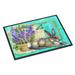 Carolines Treasures PJC1068MAT Springtime Easter Rabbit Door Mat Indoor Rug or Outdoor Welcome Mat 18x27 Doormat 27 L