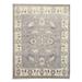 Hand-knotted Wool Gray Traditional Oriental Mono Rug