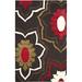 SAFAVIEH Soho Buckley Floral Wool Area Rug Brown/Multi 3 6 x 5 6