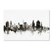 Trademark Fine Art Durham North Carolina Skyline III Canvas Art by Michael Tompsett