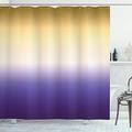 Ambesonne Ombre Shower Curtain Creative Color Change 69 Wx70 L Dark Mustard Blue Violet