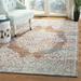 SAFAVIEH Madison Jayme Vintage Traditional Area Rug Light Grey/Rust 5 1 x 7 6