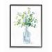 Stupell Industries Flower Jar Still Life Green Blue Painting Framed Giclee Texturized Art by Danhui Nai