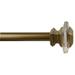 Urbanest 1 Cassini Adjustable Curtain Rod 84 -120 Renaissance Gold