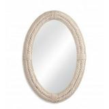 Bassett Mirror M4102EC 27 x 2 x 38 in. Mila Wall Mirror White