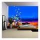 wall26 - Abstract Colorful Oil Painting Landscape on Canvas - Removable Wall Mural | Self-Adhesive Large Wallpaper - 66x96 inches