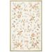 SAFAVIEH Chelsea Beryl Floral Wool Area Rug Ivory 2 9 x 4 9