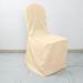 BalsaCircle 12 Beige Solid Polyester Banquet Chair Covers Slipcovers Party Linens