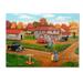 Trademark Fine Art Cat Square In The Autumn Canvas Art by Arie Reinhardt Taylor