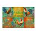 Trademark Fine Art Rooster Set 2 Canvas Art by Jean Plout