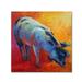 Trademark Fine Art Pig Canvas Art by Marion Rose