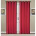 RT Designers Collection Kennedy Room Darkening Grommet Curtain Panel 54 x 84 Red