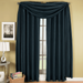 Soho Faux Silk Rod Pocket Window Treatment Panel (Single)- Navy - 42x84