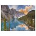 Designart Moraine Lake in Banff Park Canada Landscape Metal Wall Art