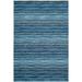 SAFAVIEH Himalaya Branden Overdyed Striped Wool Area Rug Blue/Multi 3 x 5