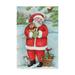 Trademark Fine Art Santa With Friends Canvas Art by Melinda Hipsher