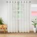 Superior Lightweight Delicate Flower Sheer Curtain Panels (2) - Champagne