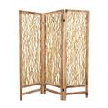 Contemporary Foldable 3 Panel Falling Springs Screen Room Divider