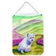 Carolines Treasures 7429DS1216 Westie Long Road Ahead Wall or Door Hanging Prints 12x16 multicolor