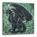 3dRose Night Dragon - Wall Clock 13 by 13-inch