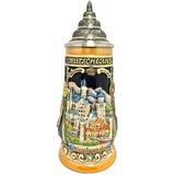 Neuschwanstein Castle LE Relief German Beer Stein .25 L Bavaria Germany