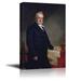 wall26 - Portrait of James Buchanan by George Peter Alexander Healy (15th President of The United States) - American Presidents Series - Canvas Wall Art Gallery Wrap Ready to Hang - 24x36 inches