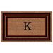 Calloway Mills Calloway Mills Esquire Monogram Outdoor Doormat Extra-thick 2 x 3 (Letter K)