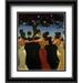 FrameToWall - Waltzers 2x Matted 28x36 Large Black Ornate Framed Art Print by Jack Vettriano