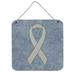 Carolines Treasures AN1210DS66 Clear Ribbon for Lung Cancer Awareness Wall or Door Hanging Prints 6x6 multicolor