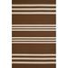 Westfield Home Panama Jack Signature Parallel Area Rug Chocolate/Beige 7 10 x 9 10 8 x 10 Nautical & Coastal