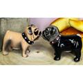 Adorable Kissing Love Pugs Decorative Ceramic Salt And Pepper Shakers Figurines