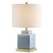 Catherine 22 Ceramic/Metal Ginger Jar LED Table Lamp Blue/White