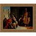 Alexander the Great and Campaspe in the Studio of Apelles 24x20 Gold Ornate Wood Framed Canvas Art by Giovanni Battista Tiepolo