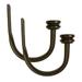 Mainstays Bronze Decorative End Cap Curtain Holdbacks (2 Count)