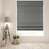 Arlo Blinds Cordless Semi-Privacy Grey-Brown Bamboo Roman Shade - Size: 40 W x 60 H