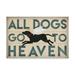 Trademark Fine Art All Dogs Go to Heaven I Canvas Art by Ryan Fowler