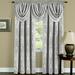 Kate Aurora 5 Pc. Damask Thermal Blackout Rod Pocket Window Curtains & Valances Set - Assorted Colors & Lengths