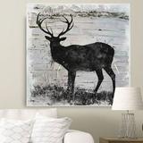 Wexford Home Birchbark Deer by Carol Robinson Framed Painting Print on Wrapped Canvas