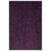 Home Queen Color World Collection Way Solid Color Area Rugs Purple - 2 x 3