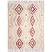 SAFAVIEH Casablanca Imogene Southwestern Shag Area Rug Ivory/Multi 8 x 10