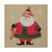 Trademark Fine Art Santa With A Stocking Canvas Art by Beverly Johnston