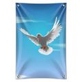 Dove Bird Flying In the Sky Home Business Office Sign