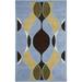 SAFAVIEH Soho Juliet Abstract Wool Area Rug Blue/Multi 3 6 x 5 6